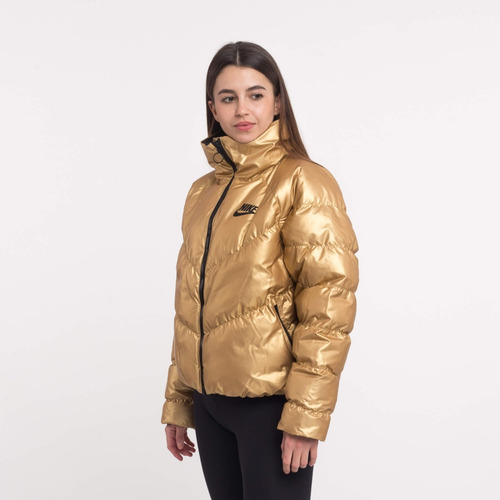 Campera Nike Abrigo Dorada Mujer Bv3135-707
