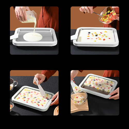 Máquina Para Hacer Rollos De Helado Acero Inoxidable 304