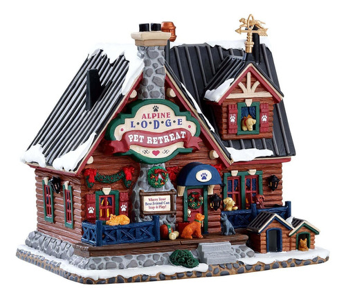 Lemax Village Collection Alpine Lodge Pet Retreat #