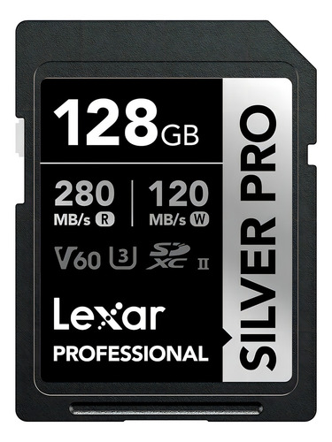 Tarjeta de memoria Lexar Sd Xc 128 GB 280 MB/s UHS-II V60