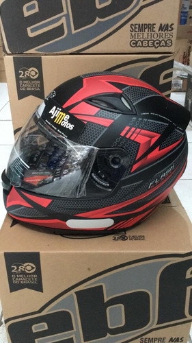 Capacete Ebf New Spark Flash Preto Fosco