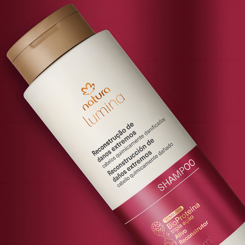 Natura Lumina Kit Shampoo + Cond. - Reconst. Danos Extremos