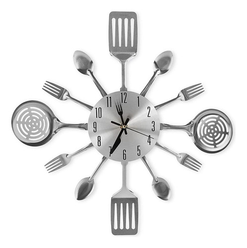 Relojes De Pared De Cocina Grandes Con Cucharas Y Tenedores,