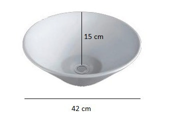 Imagen 2 de 2 de Bacha de baño de apoyar Piazza A001