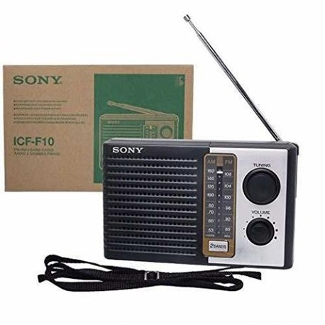 Radio Portatil De Bolsillo Sony Icf-f10 Fm/am - Prophone