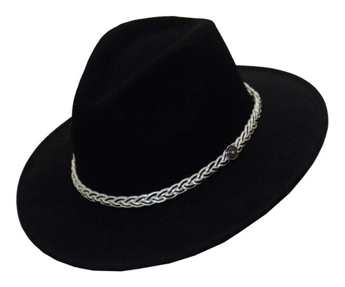 Sombrero Indiana Nobuck Negro