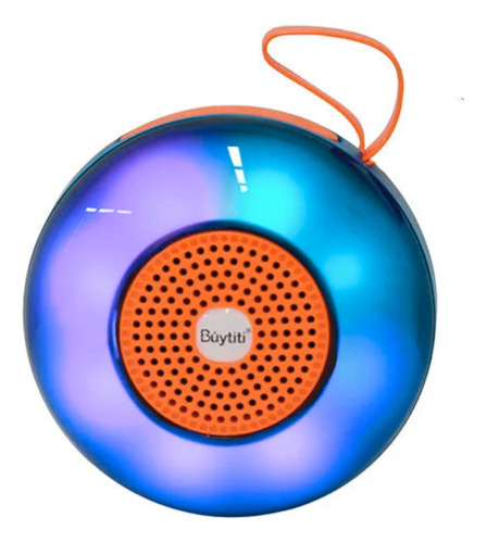 Mini Bocina Portátil Bluetooth Correa Buytiti Recargable Azul