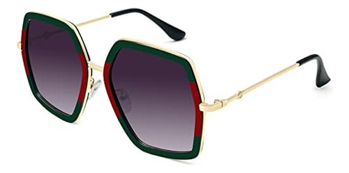 Wowsun Gafas De Sol De Moda De Gran Tamaño Para Mujer Tonos