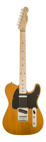 Guitarra eléctrica Squier by Fender Telecaster de álamo butterscotch blonde laca poliuretánica con diapasón de arce