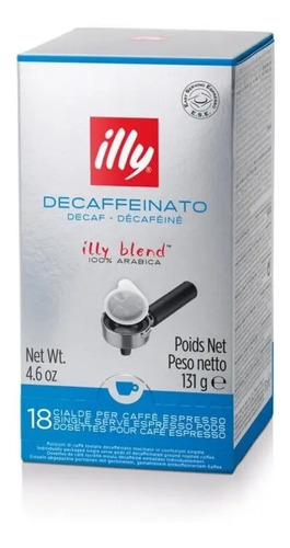 Cafe Illy, 18 Monodosis E.s.e., Descafeinado, 100% Arábica | Cuotas sin  interés