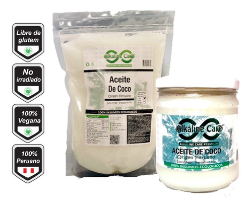 Aceite De Coco 500ml + Sachet Refill Aceite De Coco 500ml