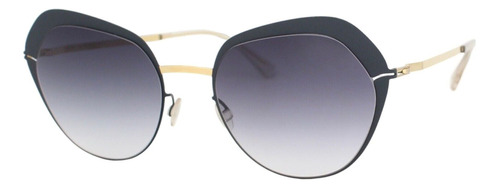 Gafas De Sol Mykita Mette Gd/in_bk/x Para Mujer Con Montura