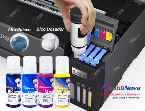 100ml Tinta Sublimatica Inktec Sublinova Smart L375 L3250