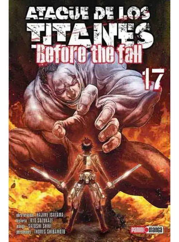 Panini Manga Ataque De Los Titanes Before The Fall N.17