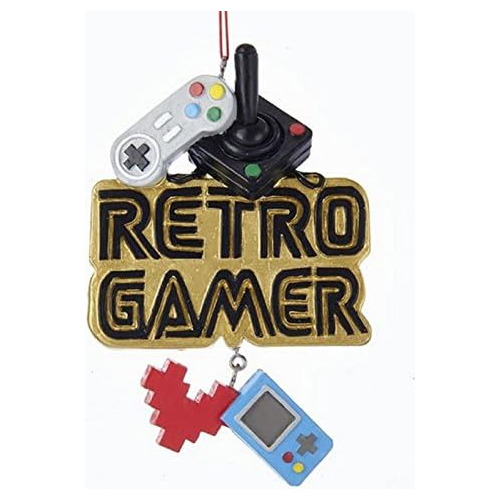 Kurt Adler Retro Gamer Video Game Ornament - Adorno De ...