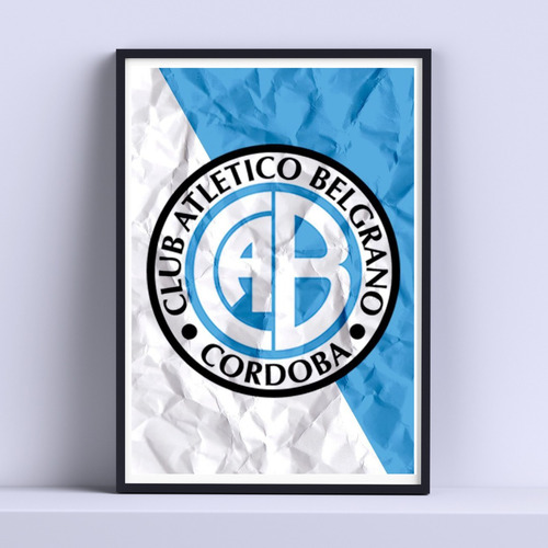 Cuadro Belgrano De Cordoba Decorativo 30x40cm Listo P Colgar