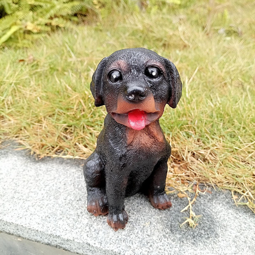 Figura De Estatua De Perro, Escultura De Animal,