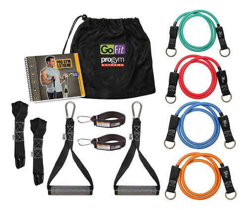 Gofit Extreme Pro Gym Set - Equipo Porttil De Gimnasio Y Fit