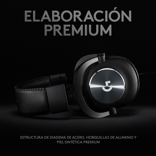 Imagen 5 de 10 de Diadema Gamer Profesional 7.1 Logitech G Pro X / Pc Ps5 Xbox