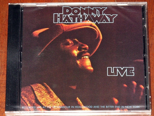 Donny Hathaway Live Cd Nuevo Importado Germany