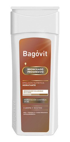 Autobronceante Bagovit A Emulsión Hidratante X 200 Gr