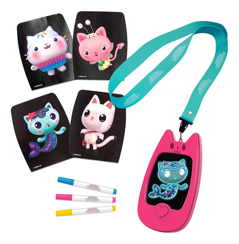 Gabby Dollhouse Mobile Light Pad Marcadores Y Mini Posters