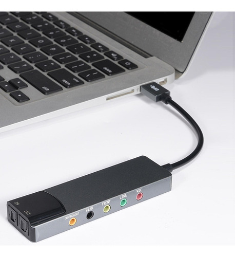 Tarjeta De Sonido Usb Tarjeta De Sonido Externa De Alto