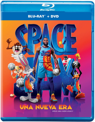 Space Jam Una Nueva Era Lebron James Pelicula Blu-ray + Dvd