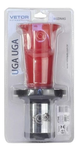 Imagem 2 de 5 de Buzina 12v Calhambeque Uga Uga Universal Carro - Vetor Vt046