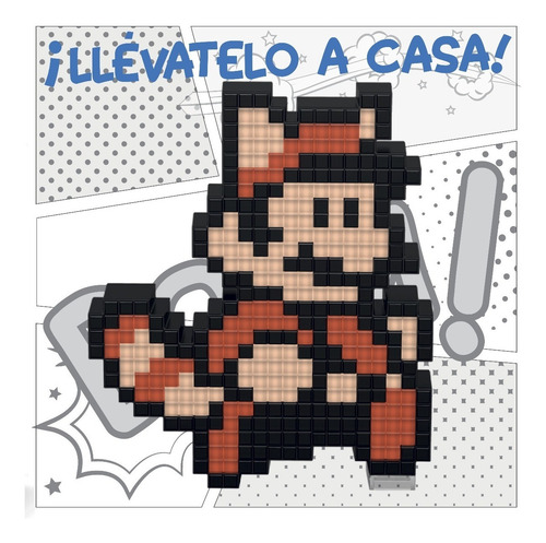 Lampara Mapache Mario 3 Pixel Pals Colección Pdp 024