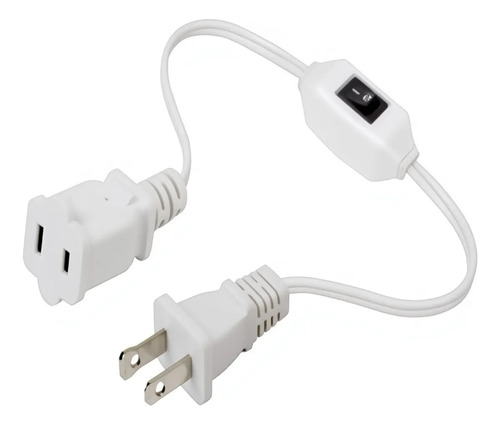 Cable De Extensión 12.6 Con Interruptor, Enchufe De Corrient