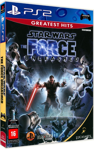 Star Wars The Force Unleashed P/ Ps2 Slim Bloqueado Leia Des