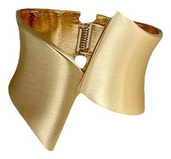 Wrong Mouth Sweep Gold - Modern Luxurious Curtain Tiebacks