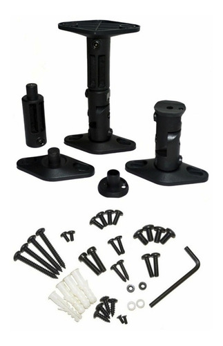 Imagen 6 de 7 de Kit Soportes Ajustables Pared/techo Para Parlantes Jd Sps-01