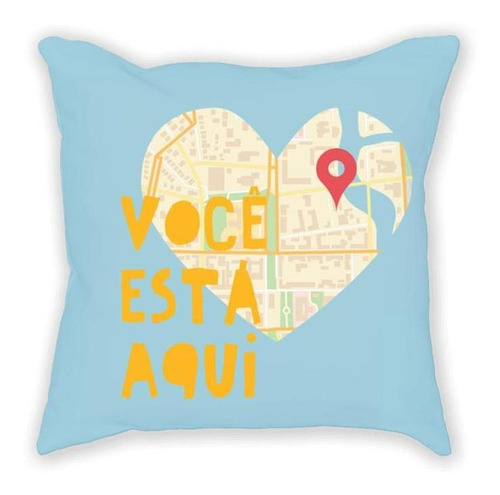 Almofada 40x40cm Gps Love De Karenrulez