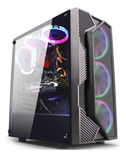 Case Gamer Century Star, Argb, Mod:cas-0006, Negro Jwk