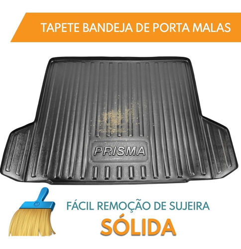 Imagem 4 de 5 de Tapete Bandeja Porta Malas Chevrolet Prisma 2018 Impermeavel