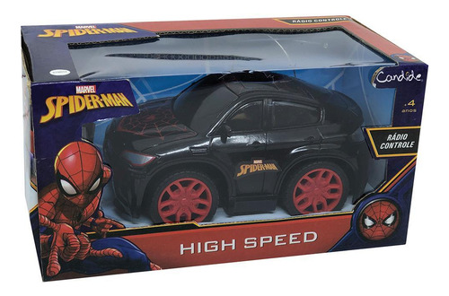Veículo Controle Remoto Homem-aranha High Speed - Cinza