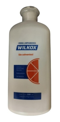 Crema Limpia Manos Wilkox 500 Cc - Tormi