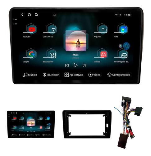 Multimidia Aikon Fóton G3 Audi A3 08/13 8+256gb Octa 2k 9p