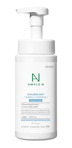 Limpiador Facial Espumoso Amplen Ácido Hialurónico 450ml