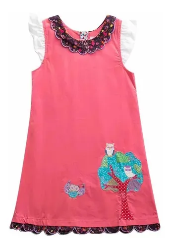 Vestido Importado De Cotel Con Aplicaciones Para Ni a Cuotas