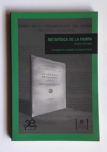 Metafisica De La Pampa, Carlos Astrada