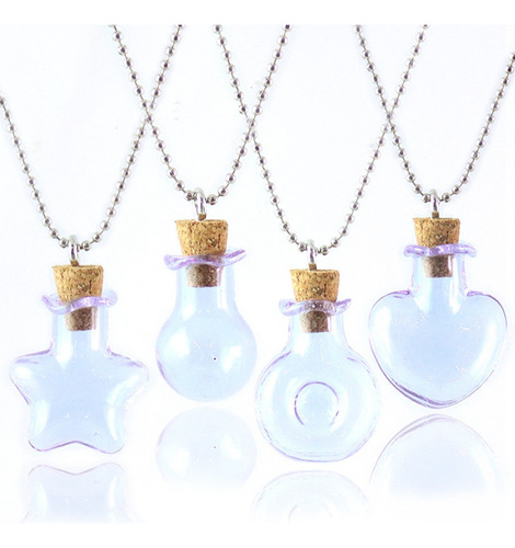 Rx Frascos De Botella De Vidrio Transparente Vacíos Pequeños