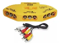 Comprar Chave Seletora De Áudio E Vídeo, Chaveador Rca + Cabo Av