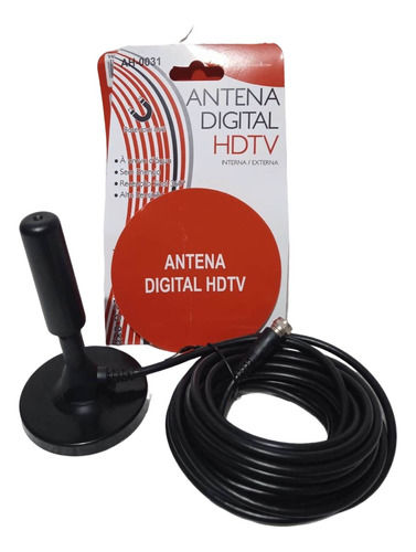 Antena Tv Digital Hdtv Interior Y Exterior 3,5dbi Coaxial