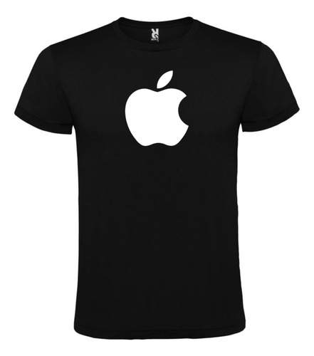 Camiseta Negra Apple Camisa