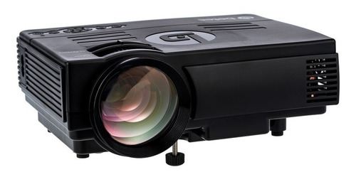 Mini Projetor Led Portatil Betec - 1200 Lumens - Bluetooth Cor Preto 127/220V