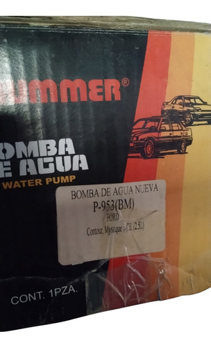 Bomba Agua Camion F600 6.6 7.8 Diesel B600 Cf600 Cf800 91-93