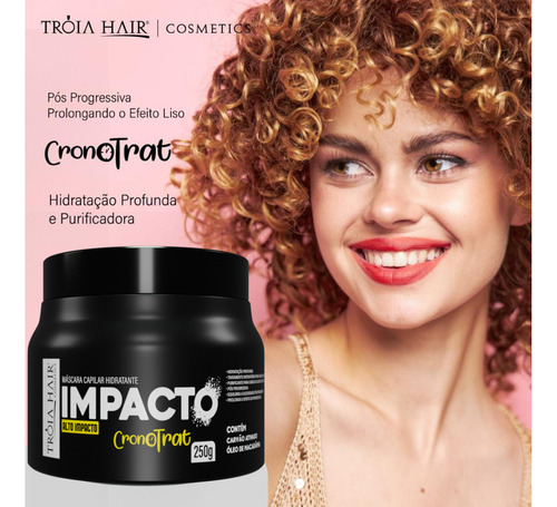 Tônico Milagroso 300ml + 5 Máscaras Cronotrat 250g Tróia